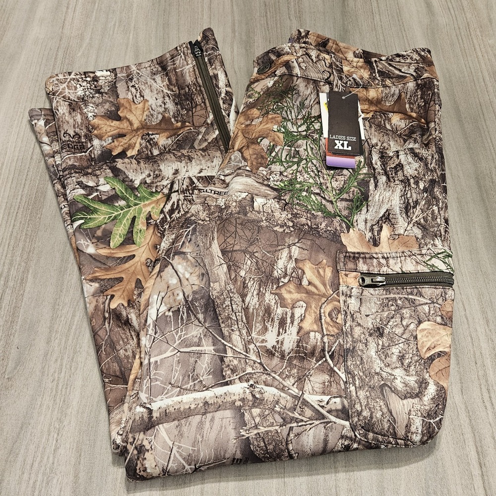 Huntworth Fleece Lined Camo Hunting Pants Size XL‎ Realtree